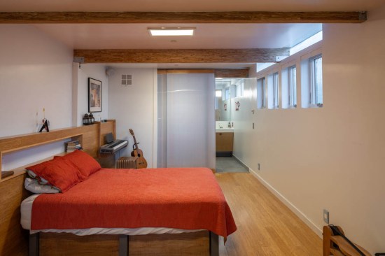 What used to be under-the-deck crawlspace is now a fully built-out guest suite!