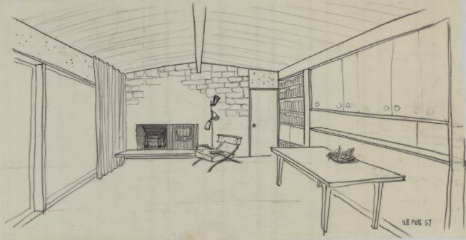 Lutah Maria Riggs, Colville house, 1957