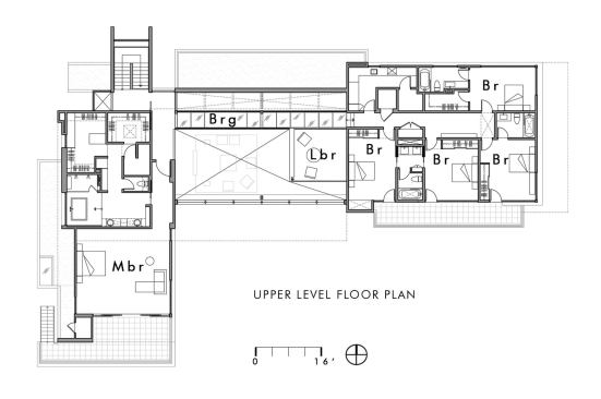 The project's upper level plan.