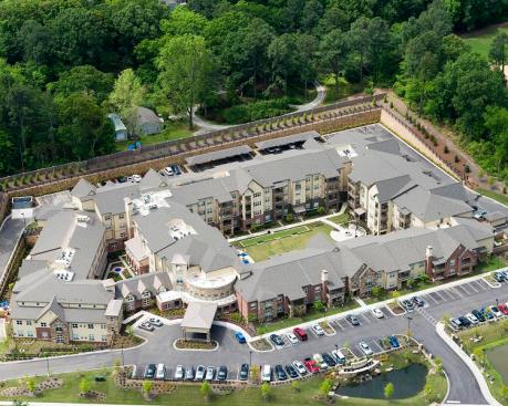 Aerial view of The Solana at Germantown