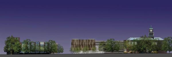 Elevation, view from street