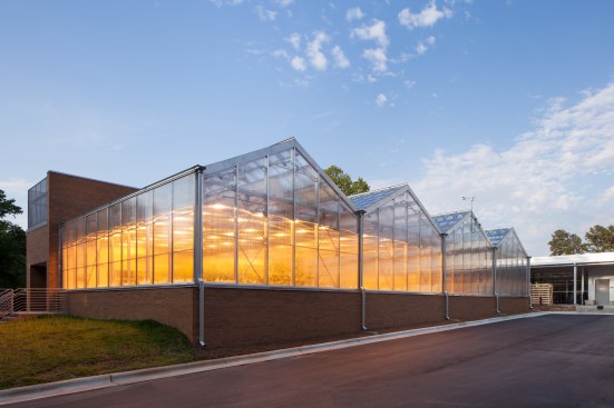 The LAB -Research Greenhouse Exterior