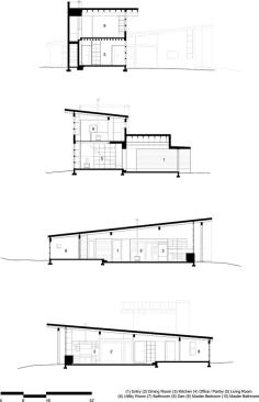 Conceptual drawings of the projects elevations. 