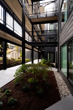 Eagle Harbour Condominiums stair detail