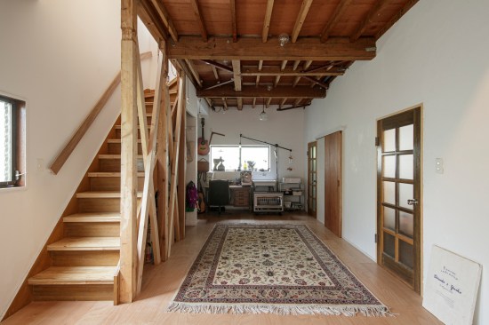 The studio found its space in the first floor under the renovation