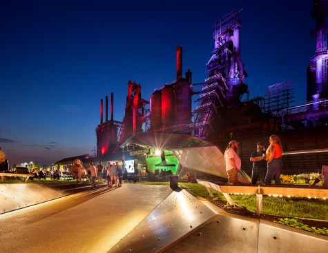The Levitt Pavilion at SteelStacks, by WRT.