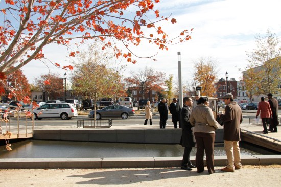 Waterway with view into the surrounding neighborhood