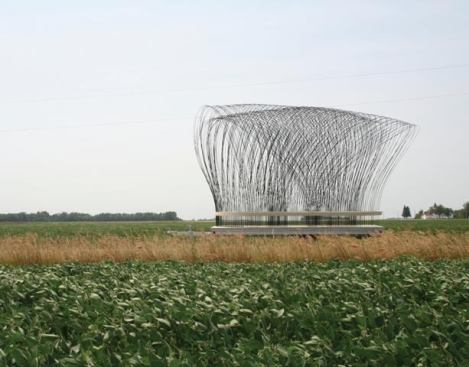 Mobile Chaplet - Fargo, North Dakota Mobile Chaplet is one of six portable spaces for reflection commissioned to travel to rural communities around the state of North Dakota as part of the Roberts Street Chaplet Project.
Architect: Moorhead & Moorhead