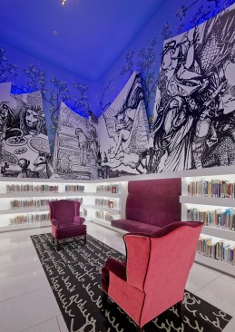 Enchanted forest rare fairy tale book reading room