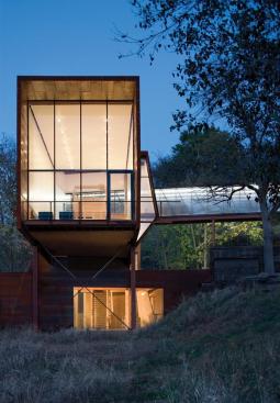Most of the roofs are planted with native grasses.