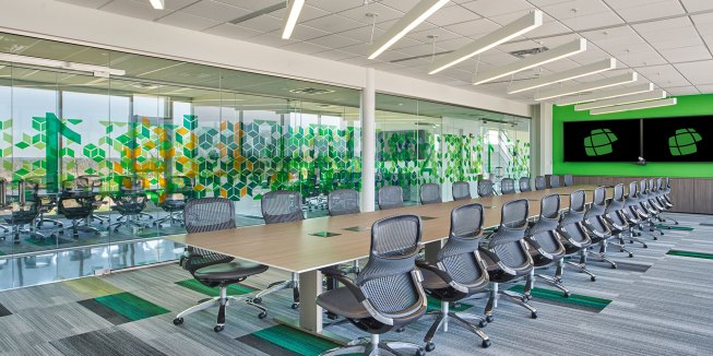 Large conference room.