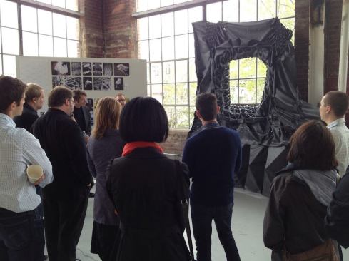 _novelconstructions Thesis Studio review; Instructors - Glenn Wilcox and Wes McGee.