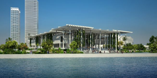 Miami Art Museum Exterior Rendering