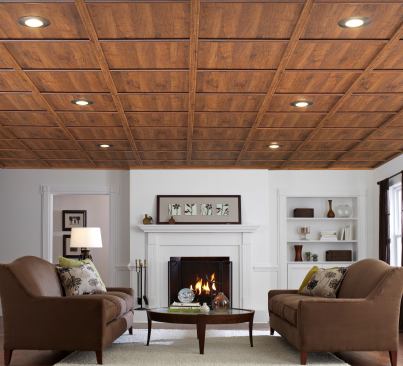Woodtrac Ceiling system featuring the Colonial molding