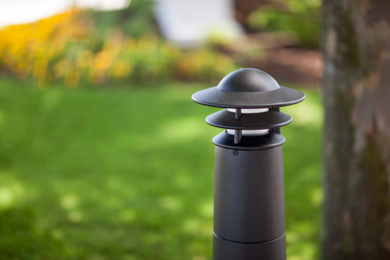 Lighthouse Bollard with Black Texture powdercoat at DoubleTree Suites by Hilton Hotel Boston, Boston, Massachusetts