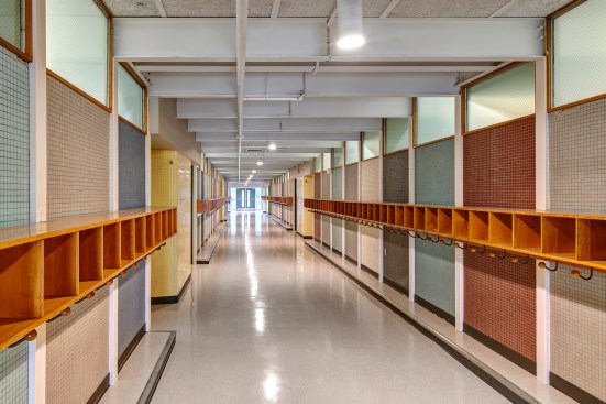 Cubbies in Hallway