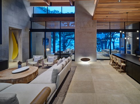 Great room towards lake