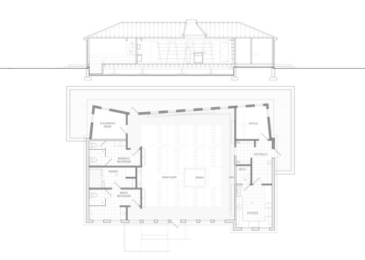 Floor Plan and Section