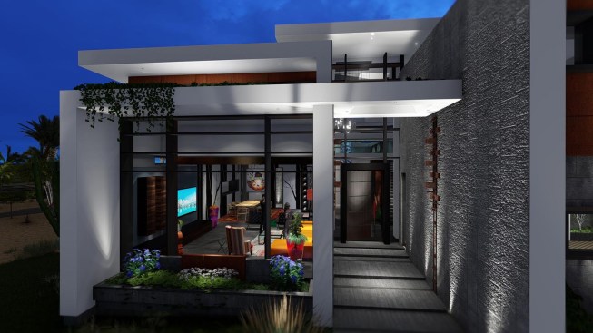 Mid-Century-Modern residence custom design in Phoenix Arizona  