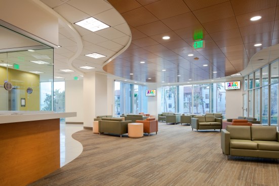 Lobby view of the brand new Legacy Building