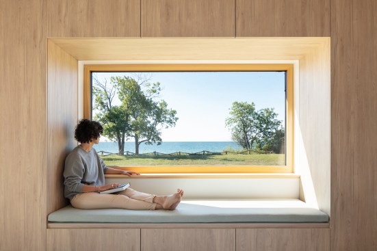 The view from the master bedroom.