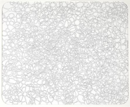 'Cluster Diagram' by Thom Faulders,2001; graphite and gesso on paper