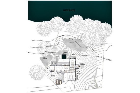 Site and floor plan
