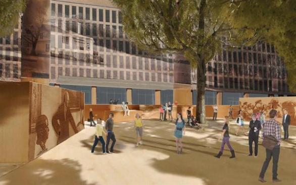 Eisenhower Memorial pedestrian experience