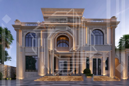 Classical Villa Exterior View 4