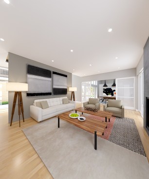 Rear Unit - Entry foyer