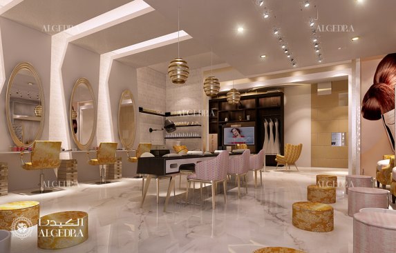 Beauty salon interior design in Dubai