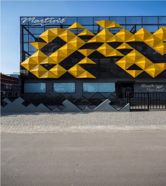 The project changes the architectural language of the region, making it more open and accepting