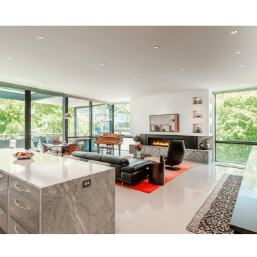 Living Room + Fireplace