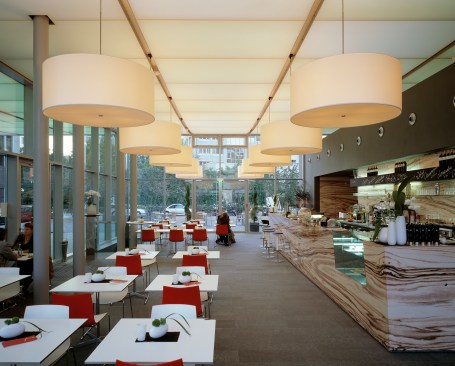 frankfurter b�ro center_mainzer landstr.46_vordach mit cafeteria