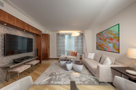 Living Area with TV Niche