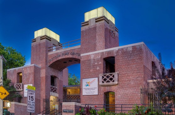 "one of the great WPA 'Art Moderne' structures of the Depression era in New York. ... The complex, along with the other WPA-era pools, was a major accomplishment of engineering and architecture, and is recognized as being among the most remarkable public recreational facilities ever constructed in the United States."