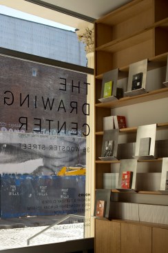 Bookstore window.