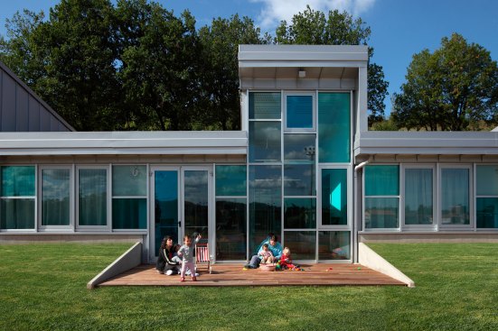 outdoor face in front of the classroom