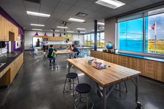 Meadow View Elementary
Art classroom