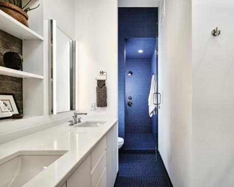 Rear Unit.  Master Bathroom