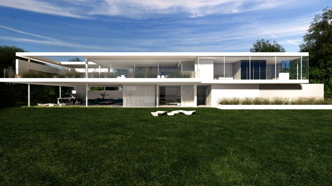 Beautiful modern house located just 100 m. away from the beach,