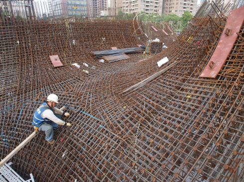 Taichung Metropolitan Opera House, Taichung, Taiwan (in progress).