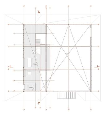 Second floor plan.