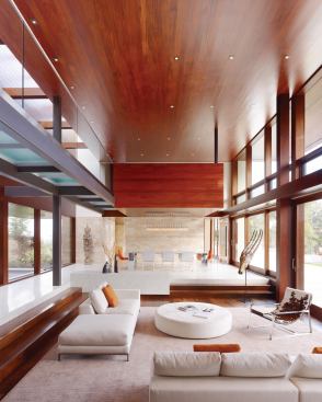 The main living and dining area occupies the core of the house.