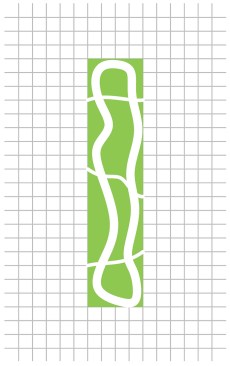 Old Concept: Park Separated from City Intentionally deviating from the Central Park model of green space-a long rectilinear form-the architects instead created a scalloped edge that increases the perimeter area and brings in the surrounding community, encouraging a higher level of interaction between the urban and green spaces.