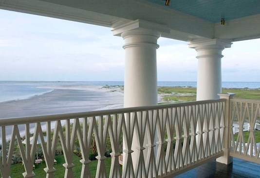 View from balcony at Chadsworth Cottage
