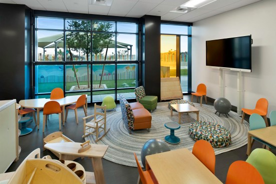 The Design Team worked through an intense programming effort to identify the mission and vision the Dean had for this building as well as the program needs and requirements, particularly for the unique programmatic elements of an early childhood center and speech pathology clinic. 