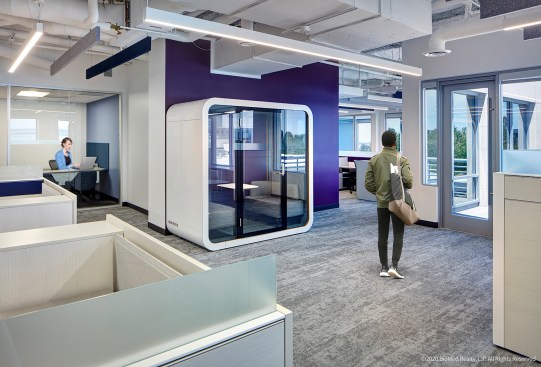 Biomed Realty Open Office and Collaboration Area