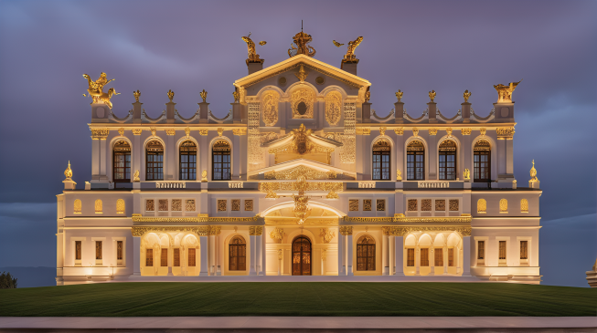 Donald J. Trump Presidential Library Design Proposal in Classical Style, ALTERNATIVE #
F