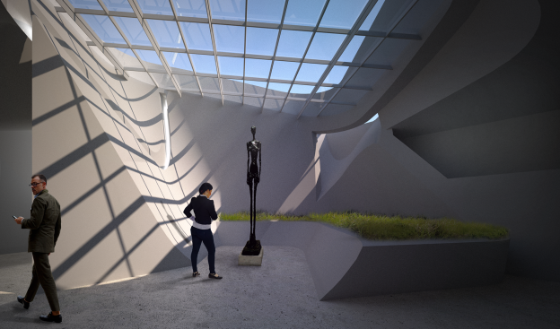 View of Gallery Atria - Under Landscape